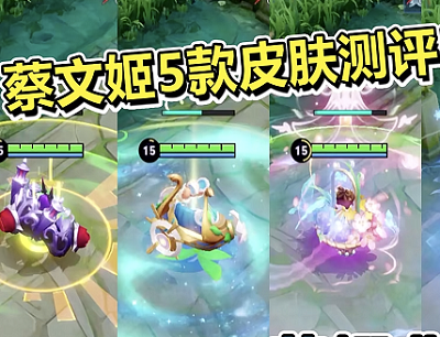王者荣耀蔡文姬皮肤手感排名(5款蔡文姬皮肤手感体验评测)