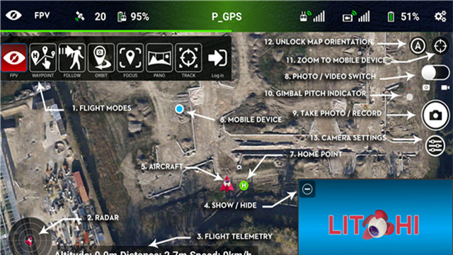 大疆荔枝无人机航拍下载高清大图