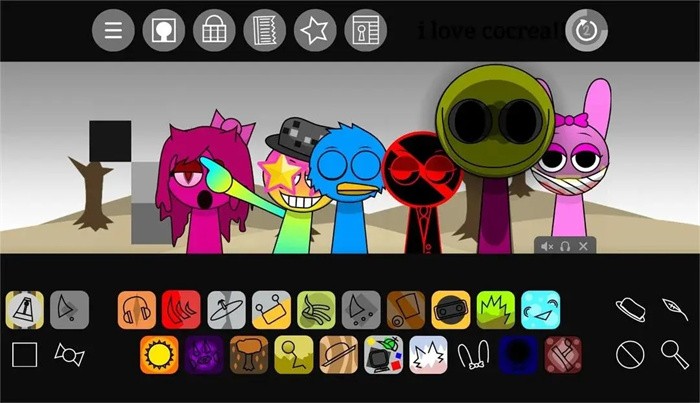 节奏盒子sprunki寄生虫模组12.0正版高清大图