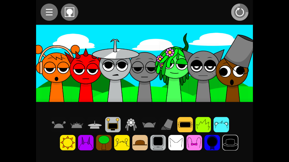 节奏盒子sprunki涂鸦版模组高清大图