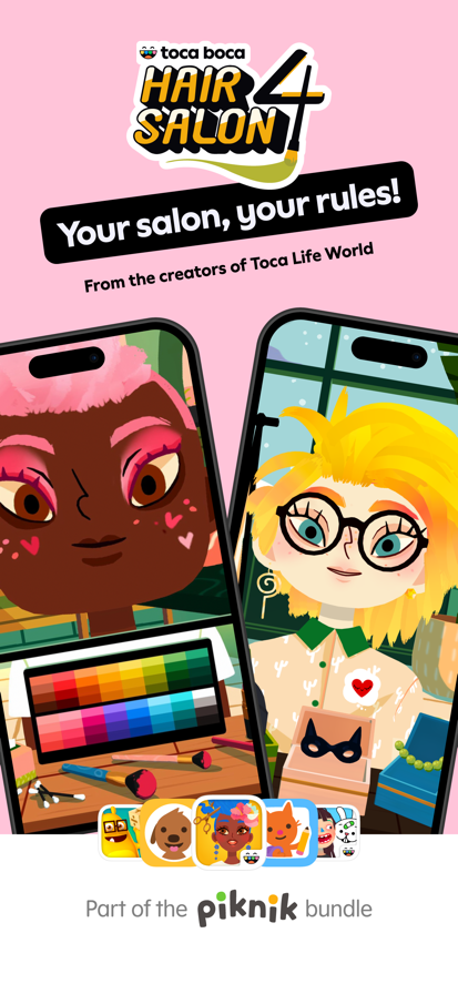 托卡美发沙龙4可化妆安装高清大图