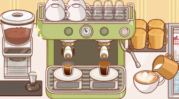 可口的咖啡无限金币无限钻石高清大图