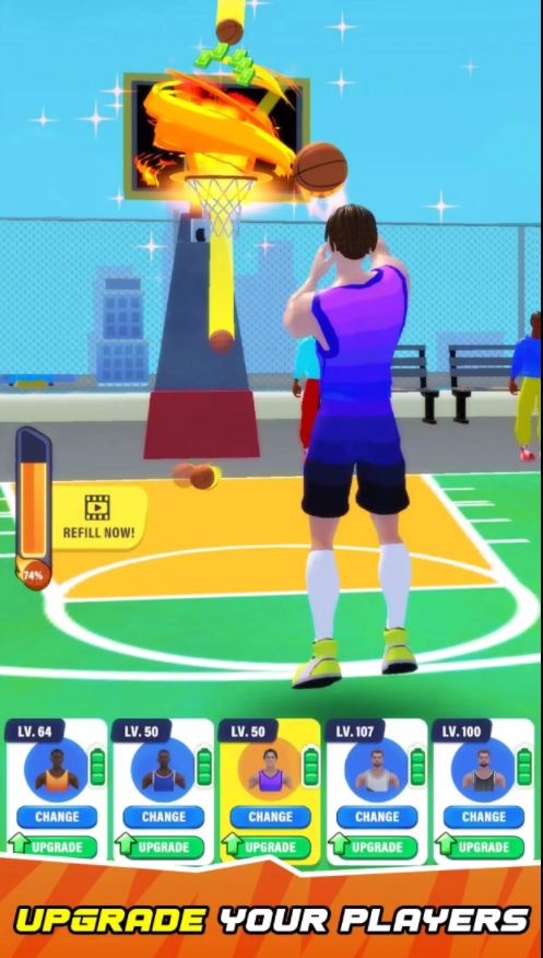 放置篮球对战高清大图