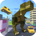 像素恐龙城市破坏手游