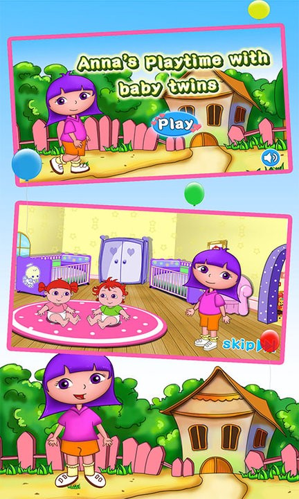 安娜照顾双生儿宝宝安卓版高清大图