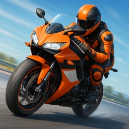 真实摩托车竞技游戏