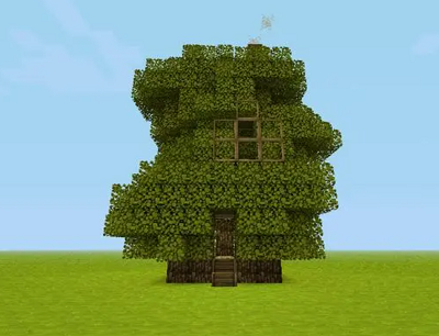 我的世界树屋怎么做